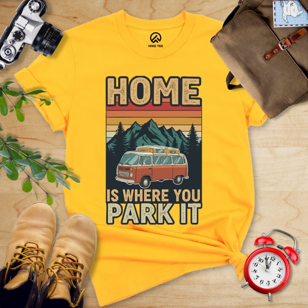Hike Tee T-Shirt Gold / S Home You Park It Shirt