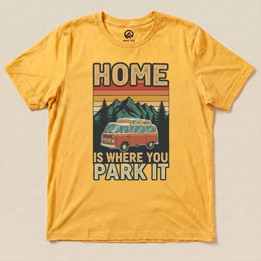 Hike Tee T-Shirt Gold / S Home You Park It Shirt
