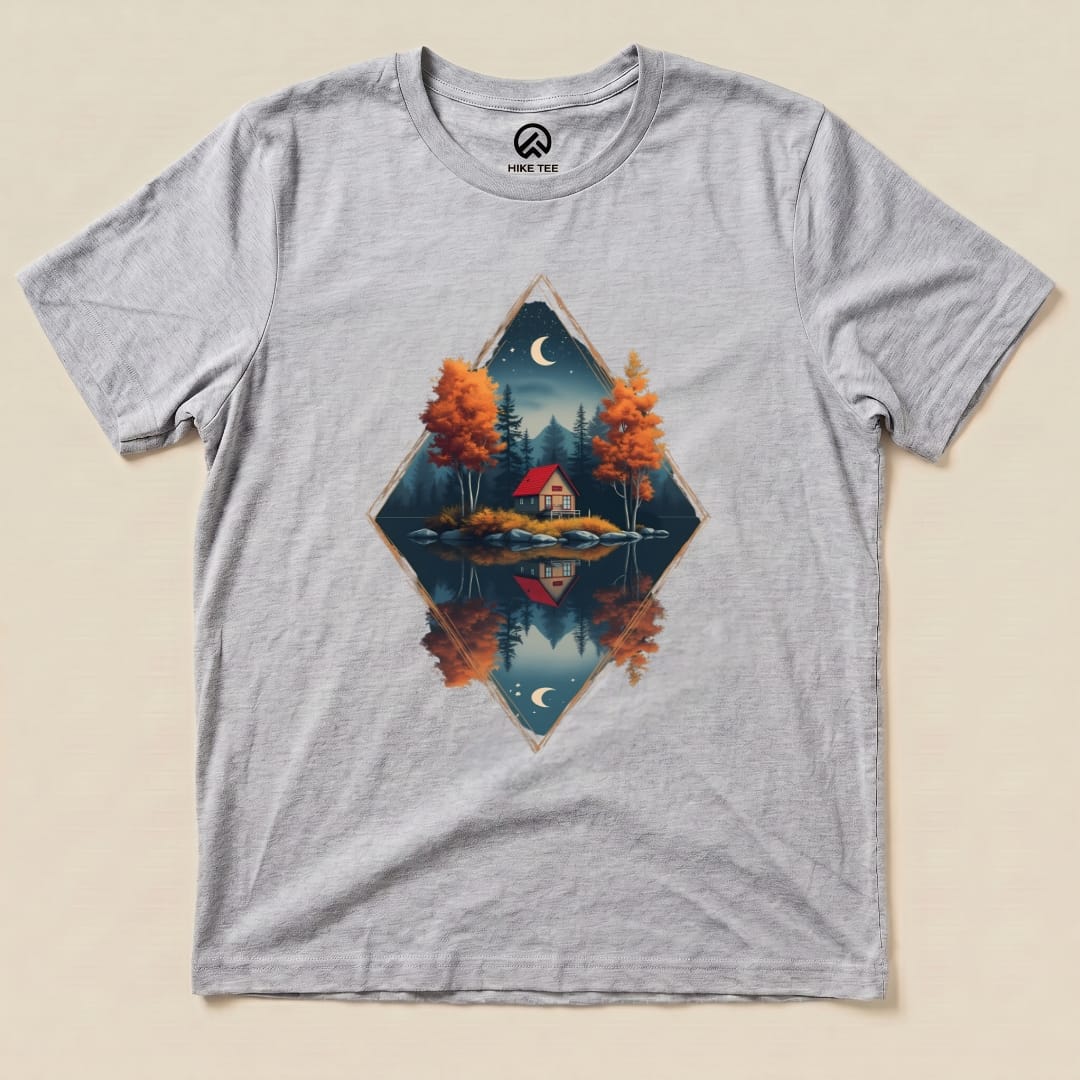 House By The Lake Shirt Hike Tee T-Shirt Athletic Heather / S