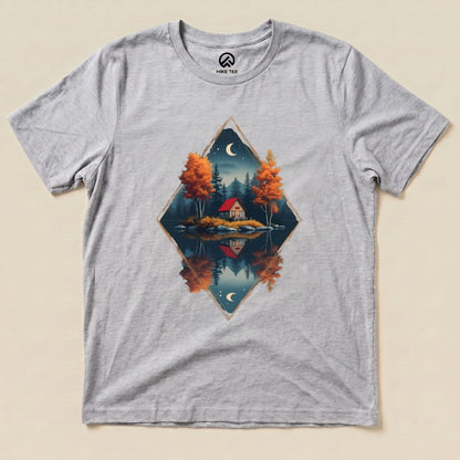 House By The Lake Shirt Hike Tee T-Shirt Athletic Heather / S