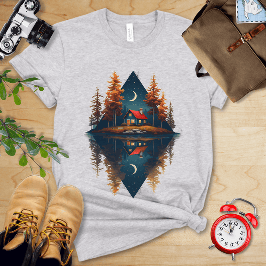 Hike Tee T-Shirt Athletic Heather / S House by The Lake Shirt