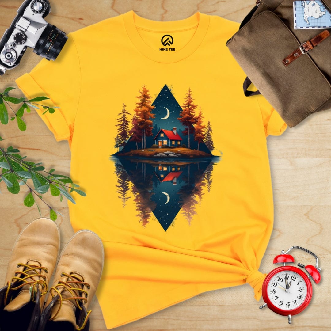 Hike Tee T-Shirt Gold / S House by The Lake Shirt