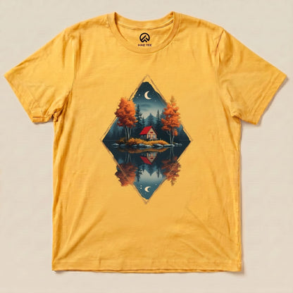 House By The Lake Shirt Hike Tee T-Shirt Gold / S