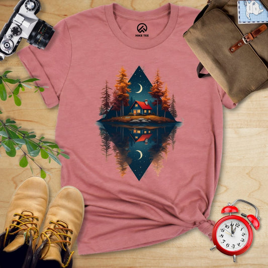 Hike Tee T-Shirt Heather Mauve / S House by The Lake Shirt