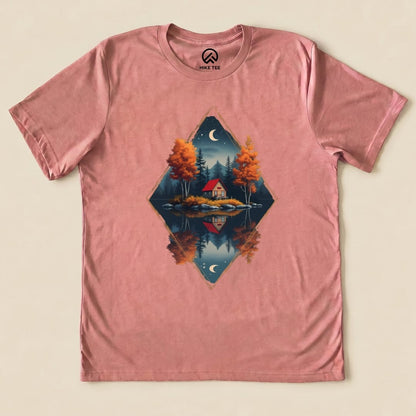 House By The Lake Shirt Hike Tee T-Shirt Heather Mauve / S