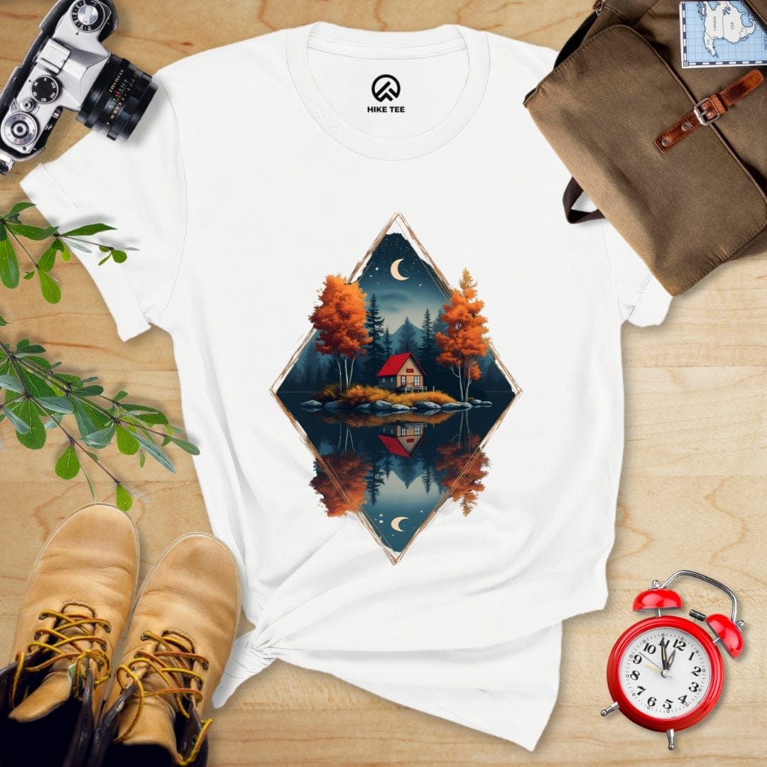 Hike Tee T-Shirt White / S House By The Lake Shirt