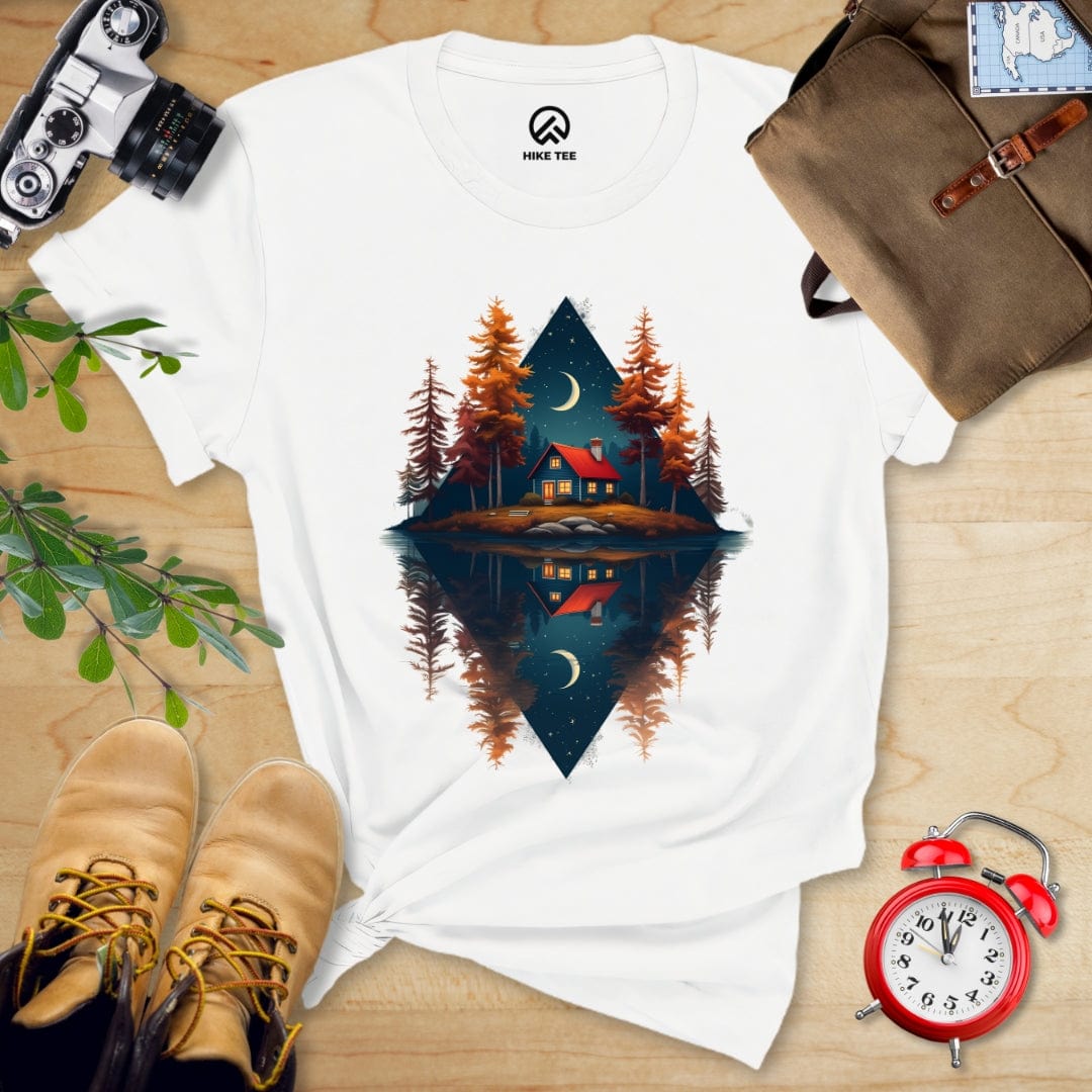 Hike Tee T-Shirt White / S House by The Lake Shirt