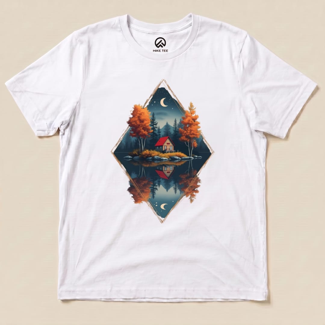 House By The Lake Shirt Hike Tee T-Shirt White / S