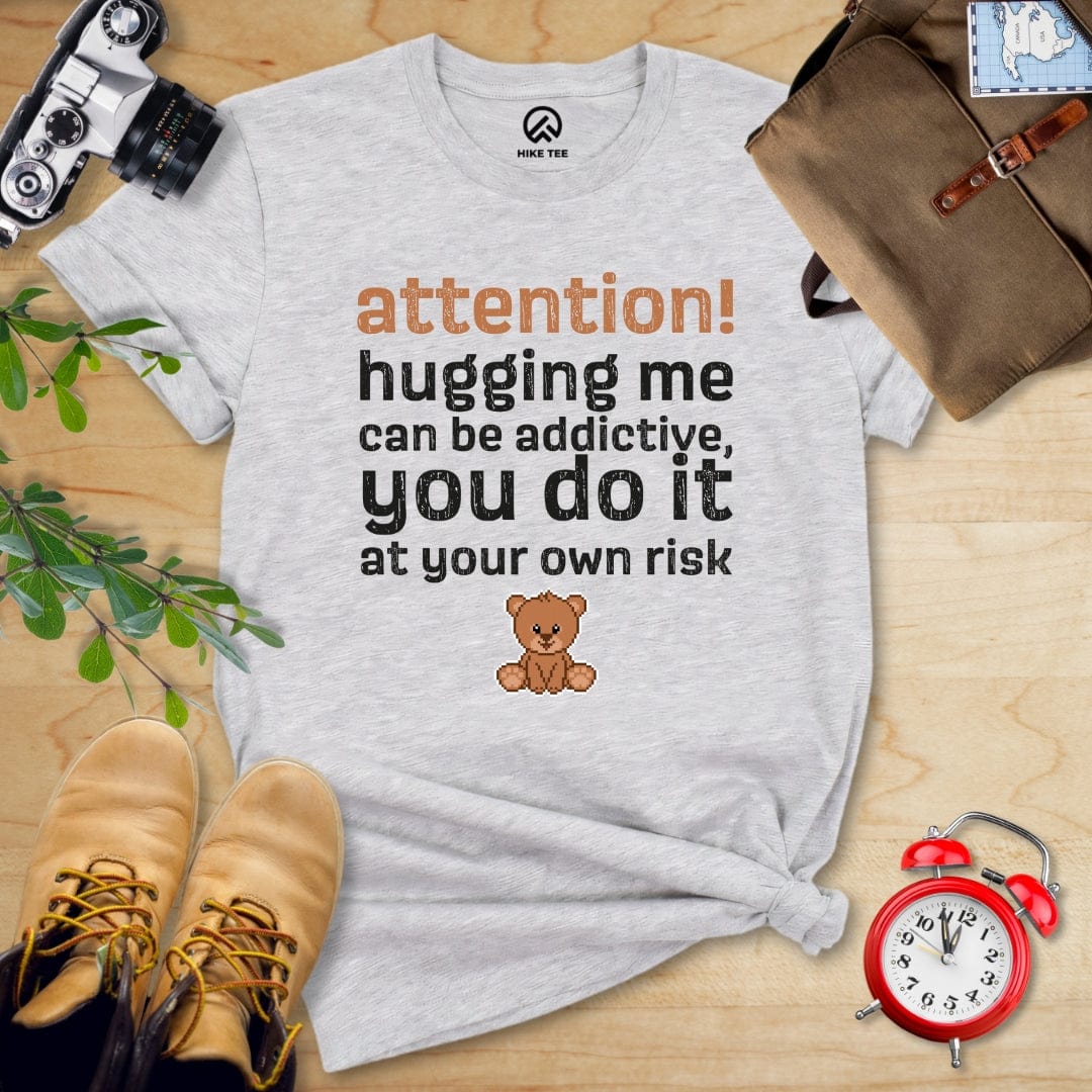 Hike Tee T-Shirt Athletic Heather / S Hugging Me Shirt