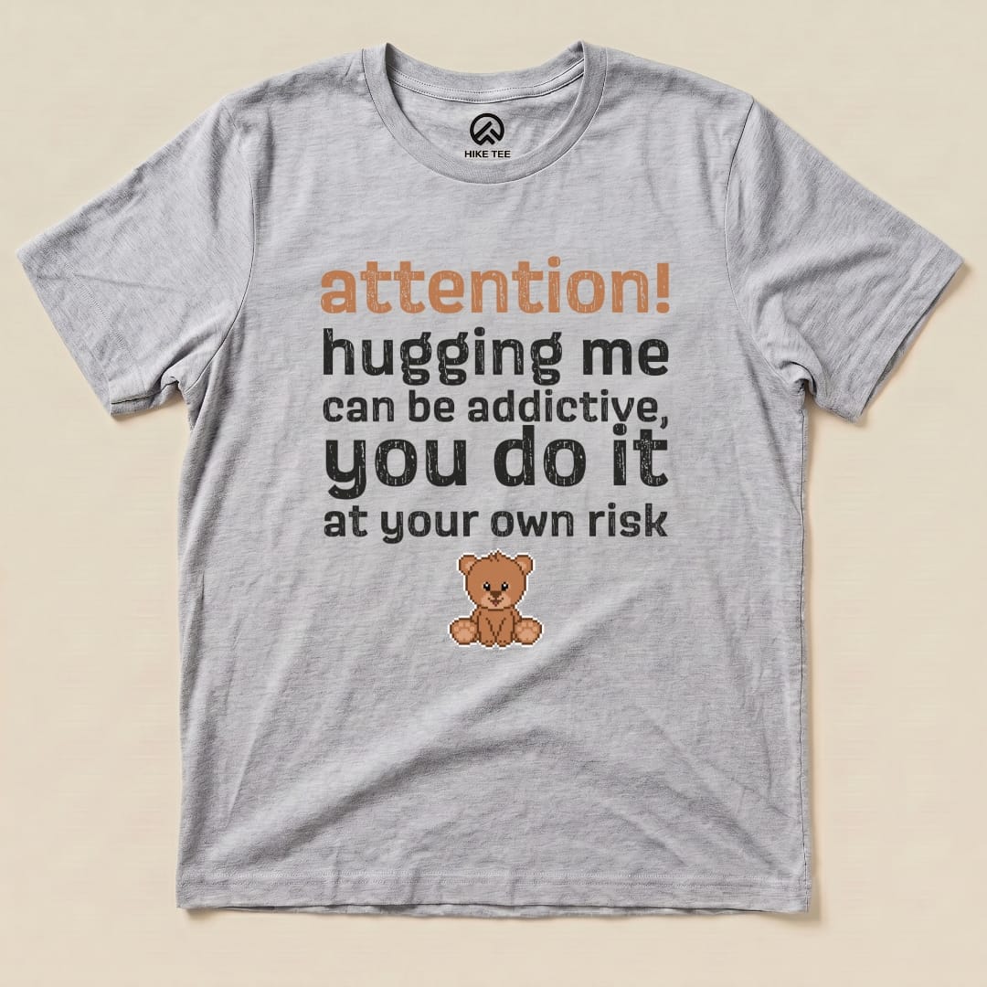 Hike Tee T-Shirt Athletic Heather / S Hugging Me Shirt