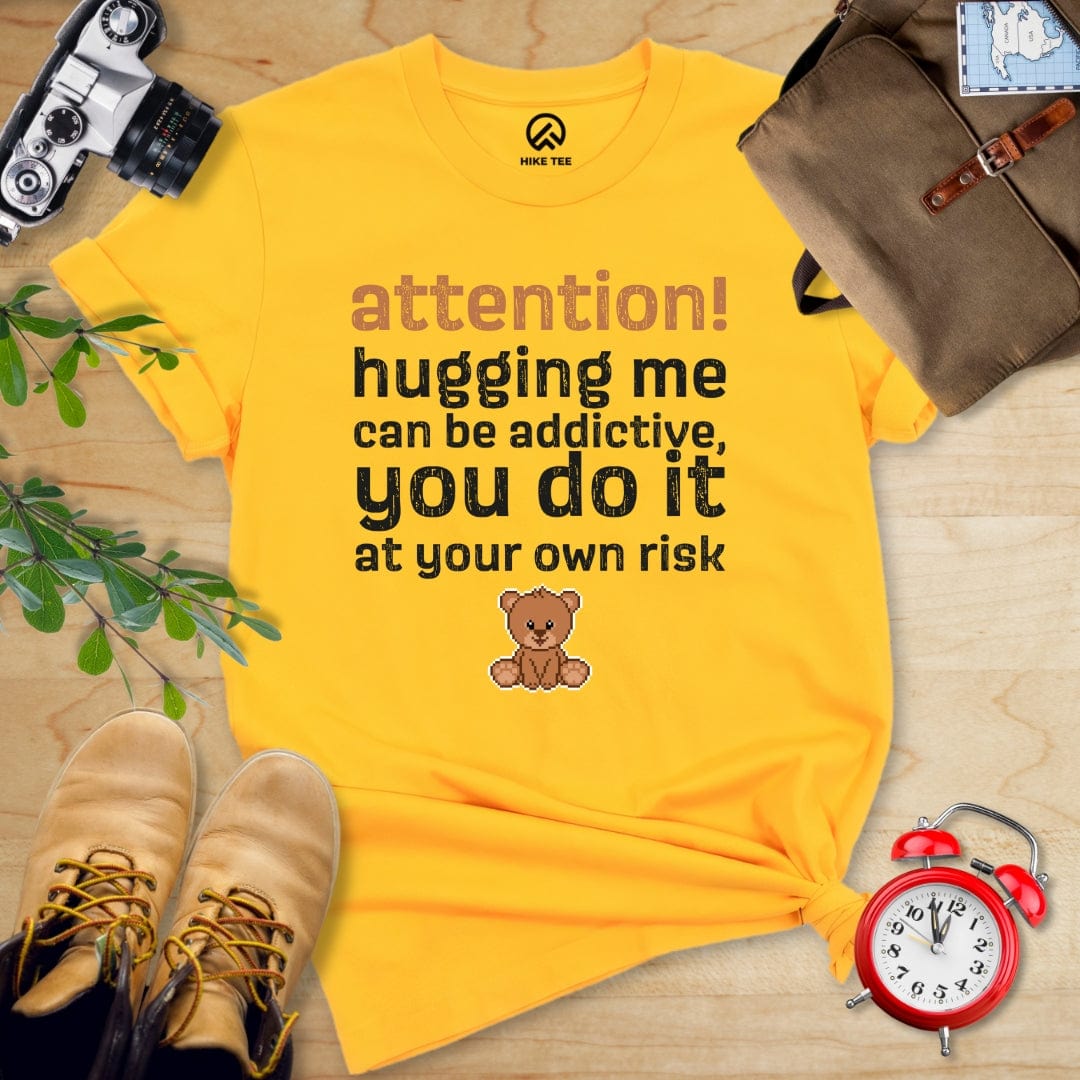 Hike Tee T-Shirt Gold / S Hugging Me Shirt