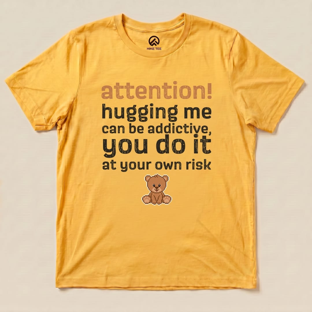 Hike Tee T-Shirt Gold / S Hugging Me Shirt
