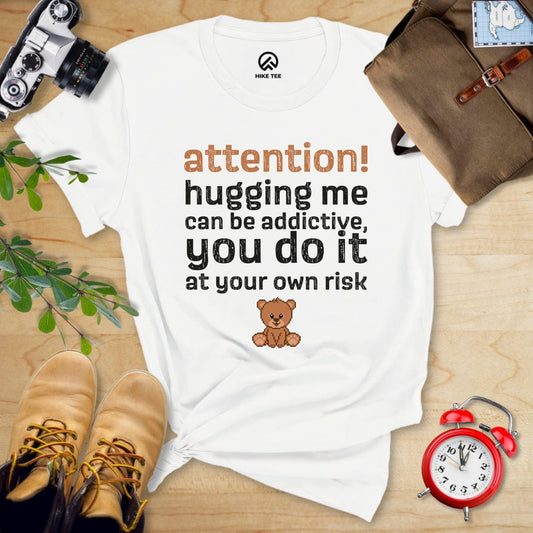 Hike Tee T-Shirt White / S Hugging Me Shirt