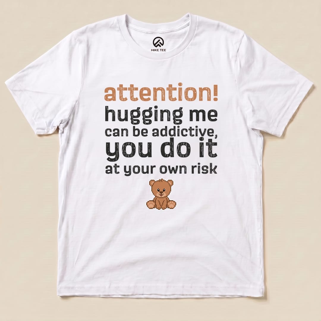 Hike Tee T-Shirt White / S Hugging Me Shirt