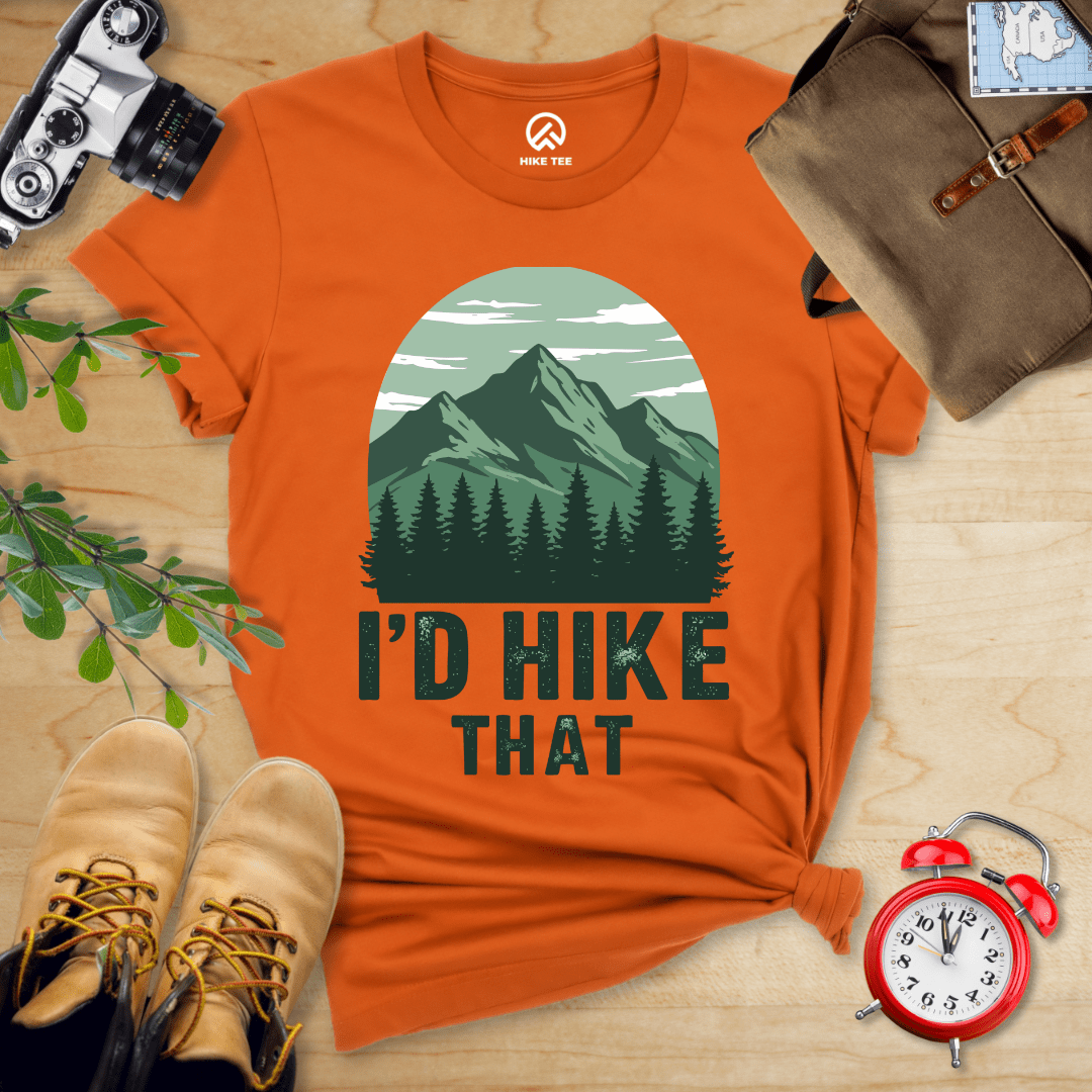Hike Tee T-Shirt Autumn / S I'D Hike That Shirt