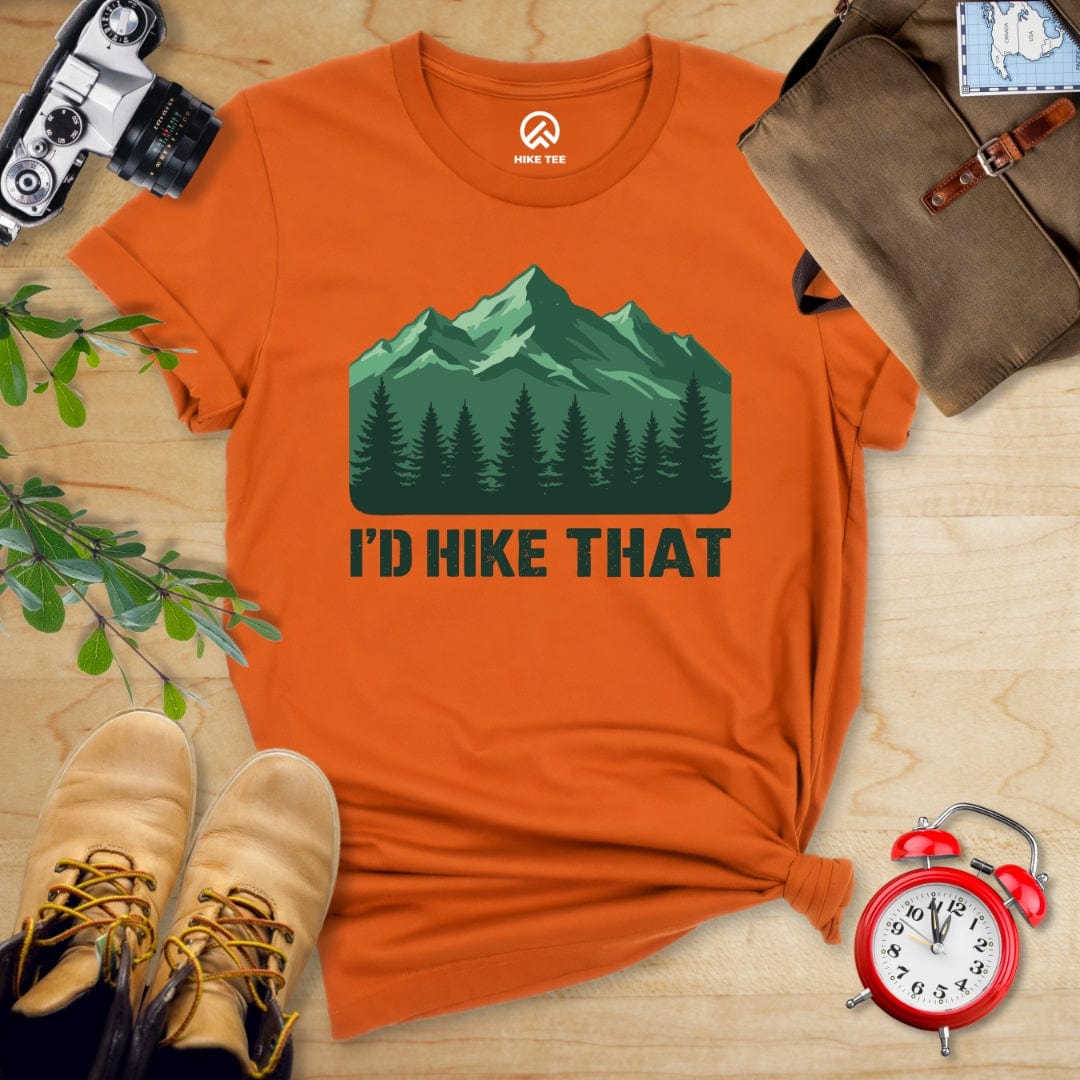 Hike Tee T-Shirt Autumn / S I'D Hike That Shirt