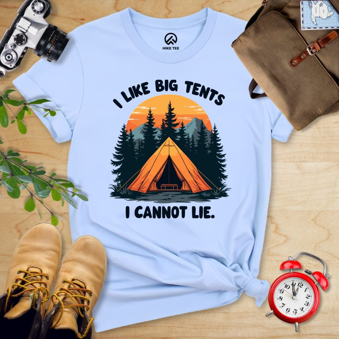 Hike Tee T-Shirt Baby Blue / S I Like Big Tents Shirt