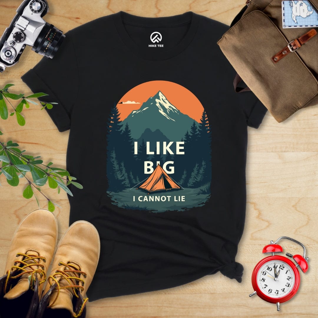 Hike Tee T-Shirt Black / S I Like Big Tents Shirt