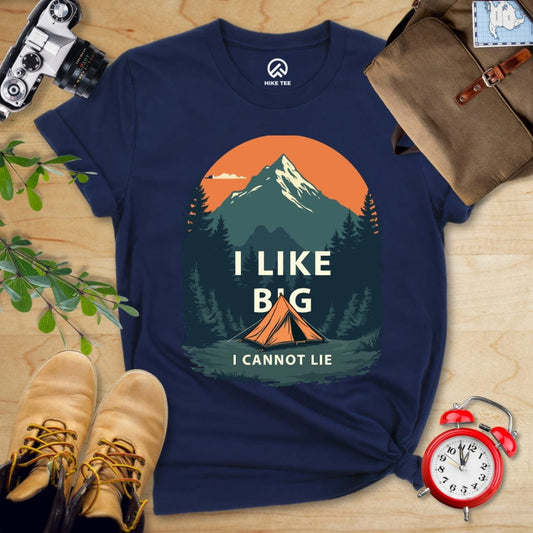 Hike Tee T-Shirt Navy / S I Like Big Tents Shirt
