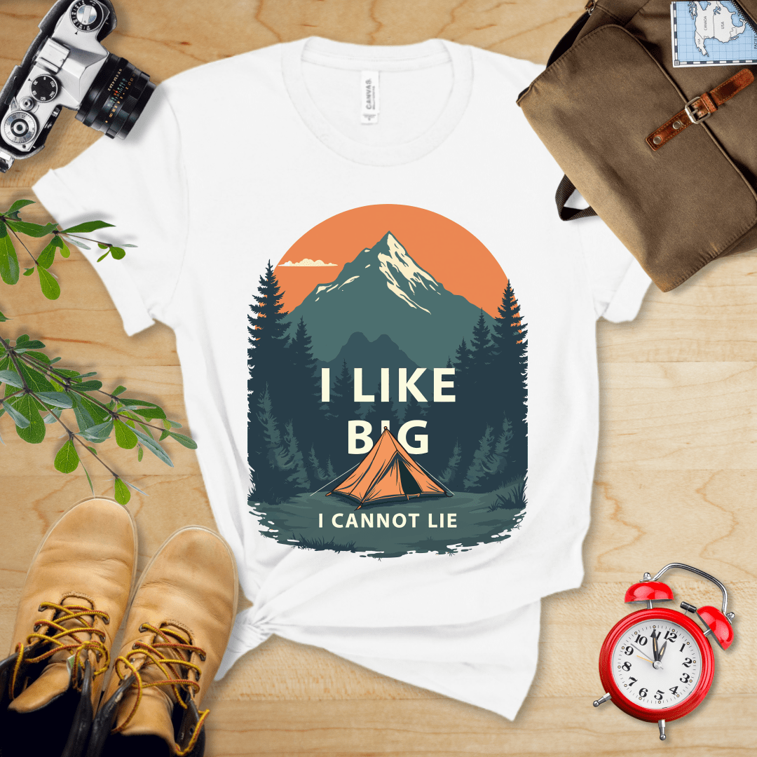 Printify T-Shirt White / S I Like Big Tents Shirt