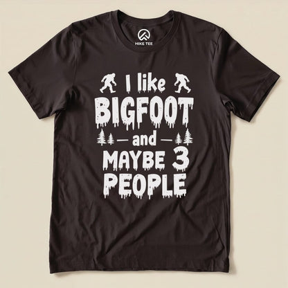 Hike Tee T-Shirt Brown / S I Like Bigfoot Shirt