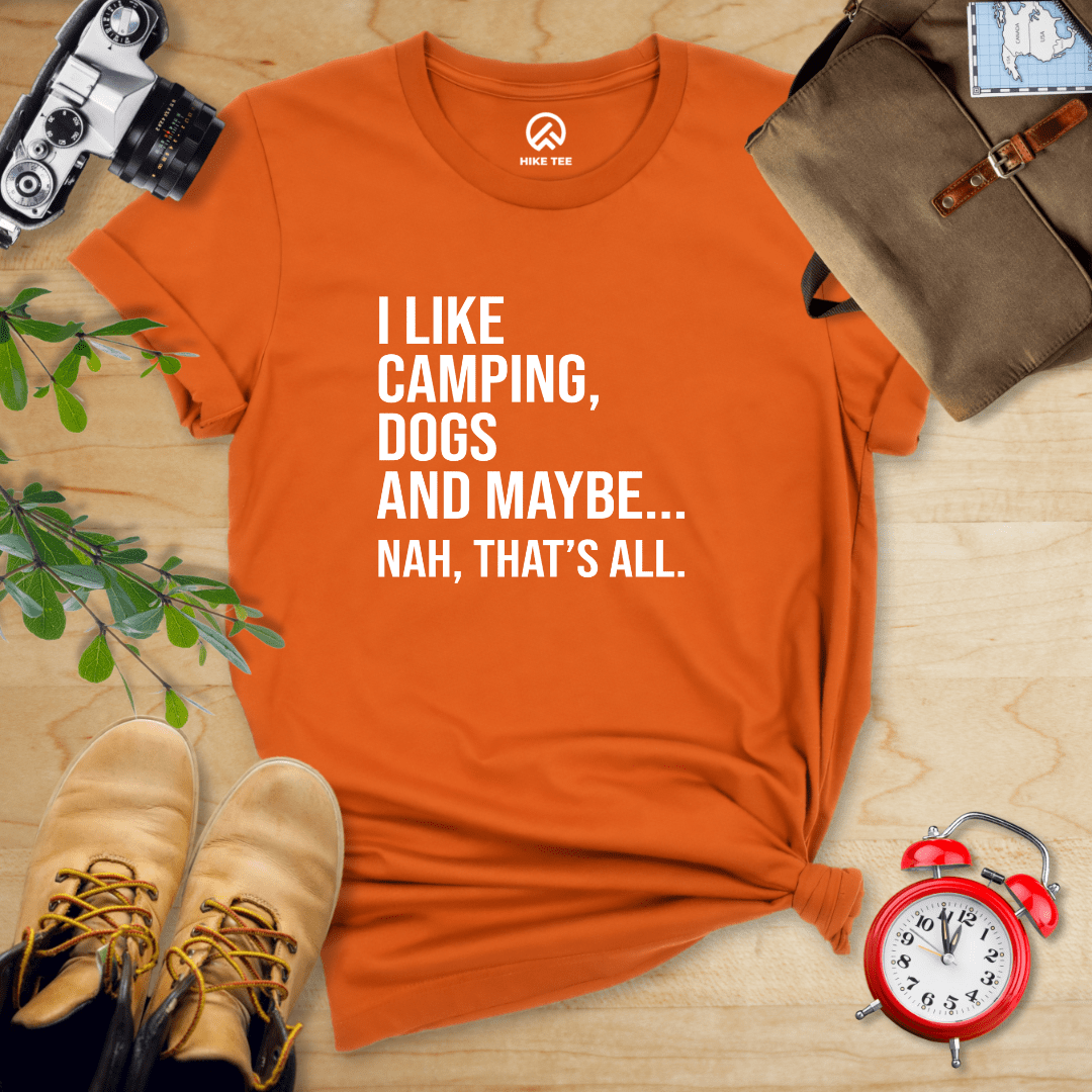 Hike Tee T-Shirt Autumn / S I Like Camping Shirt