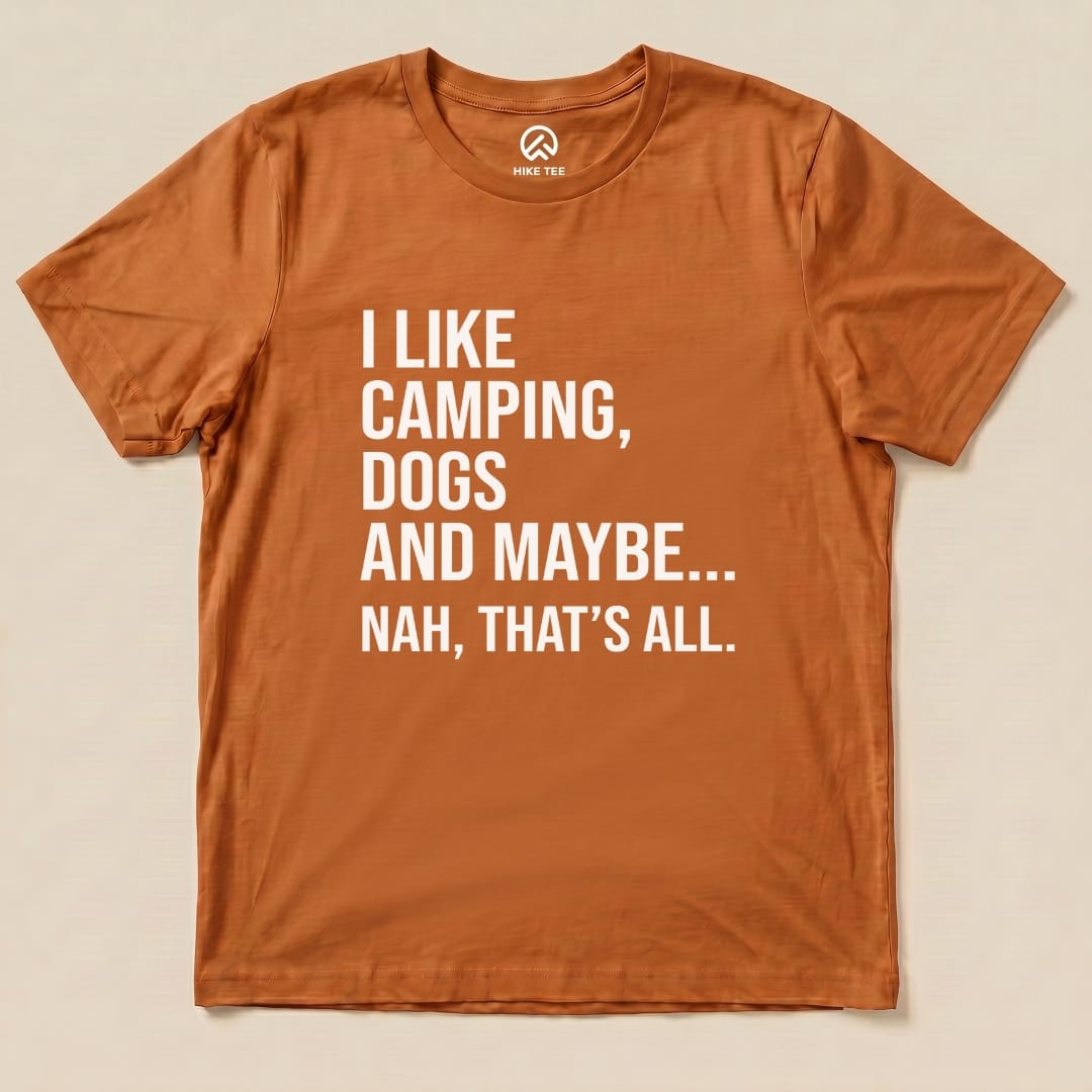 I Like Camping Shirt Hike Tee T-Shirt Autumn / S