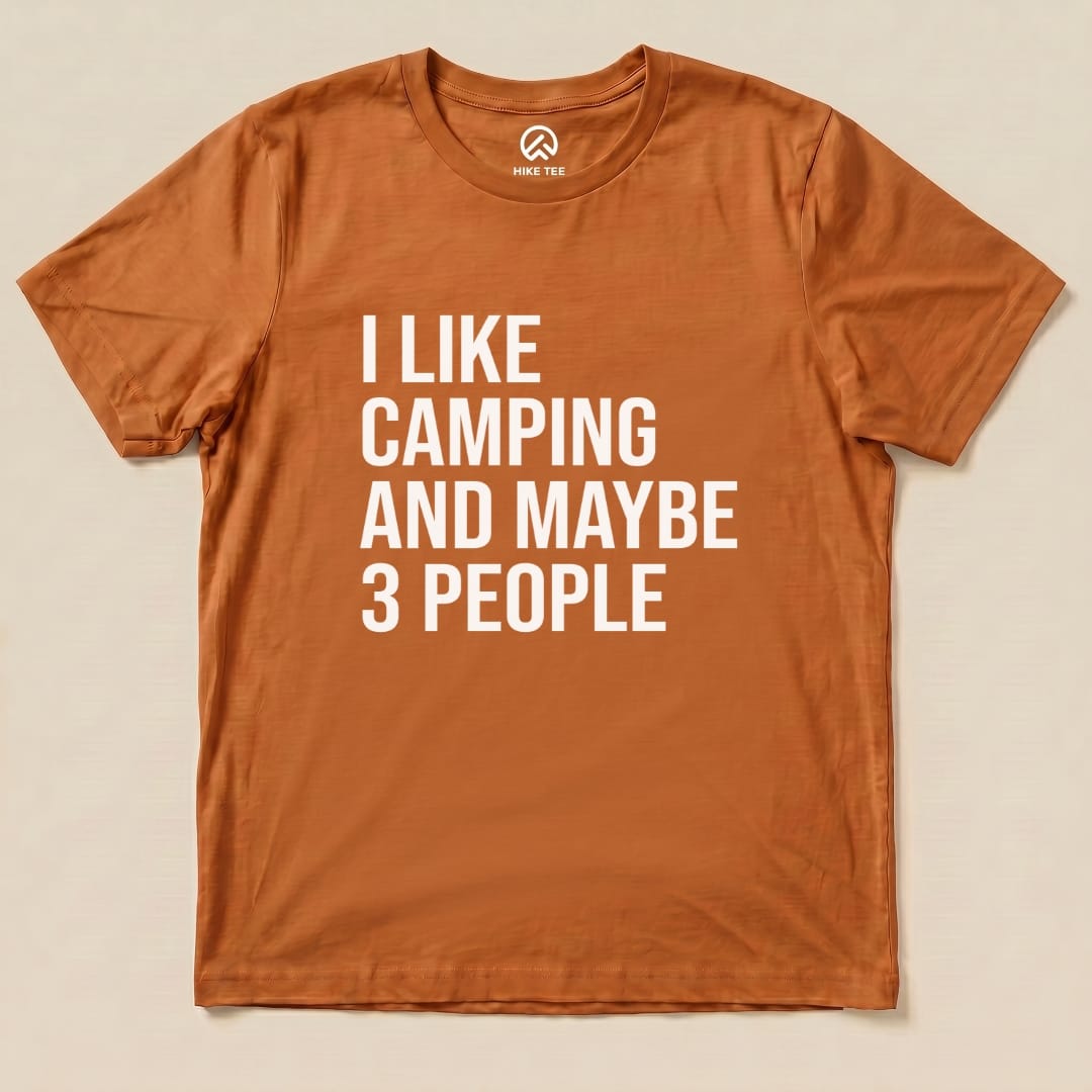 I like Camping Shirt Hike Tee T-Shirt Autumn / S