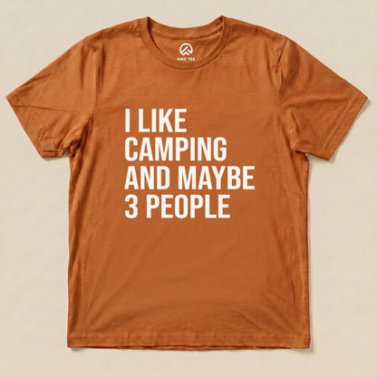 I like Camping Shirt Hike Tee T-Shirt Autumn / S