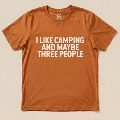 I like Camping Shirt Hike Tee T-Shirt Autumn / S
