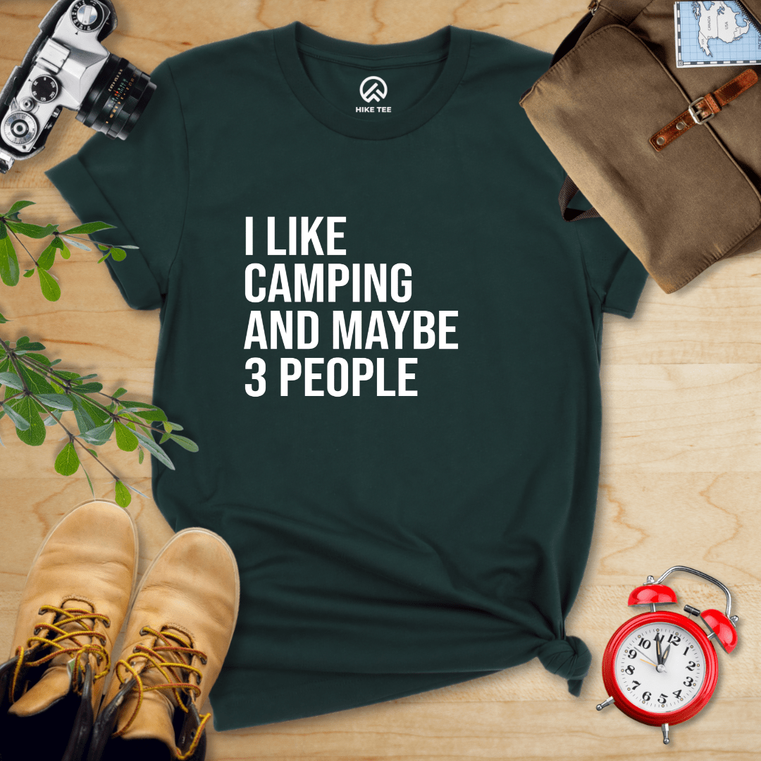 Hike Tee T-Shirt Forest / S I like Camping Shirt