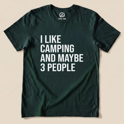 I like Camping Shirt Hike Tee T-Shirt Forest / S