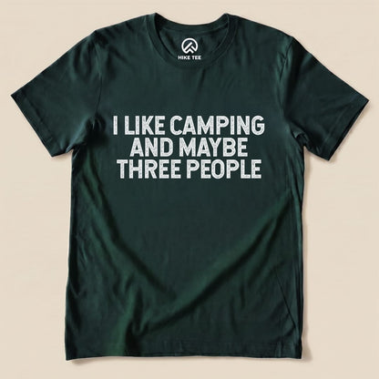 I like Camping Shirt Hike Tee T-Shirt Forest / S