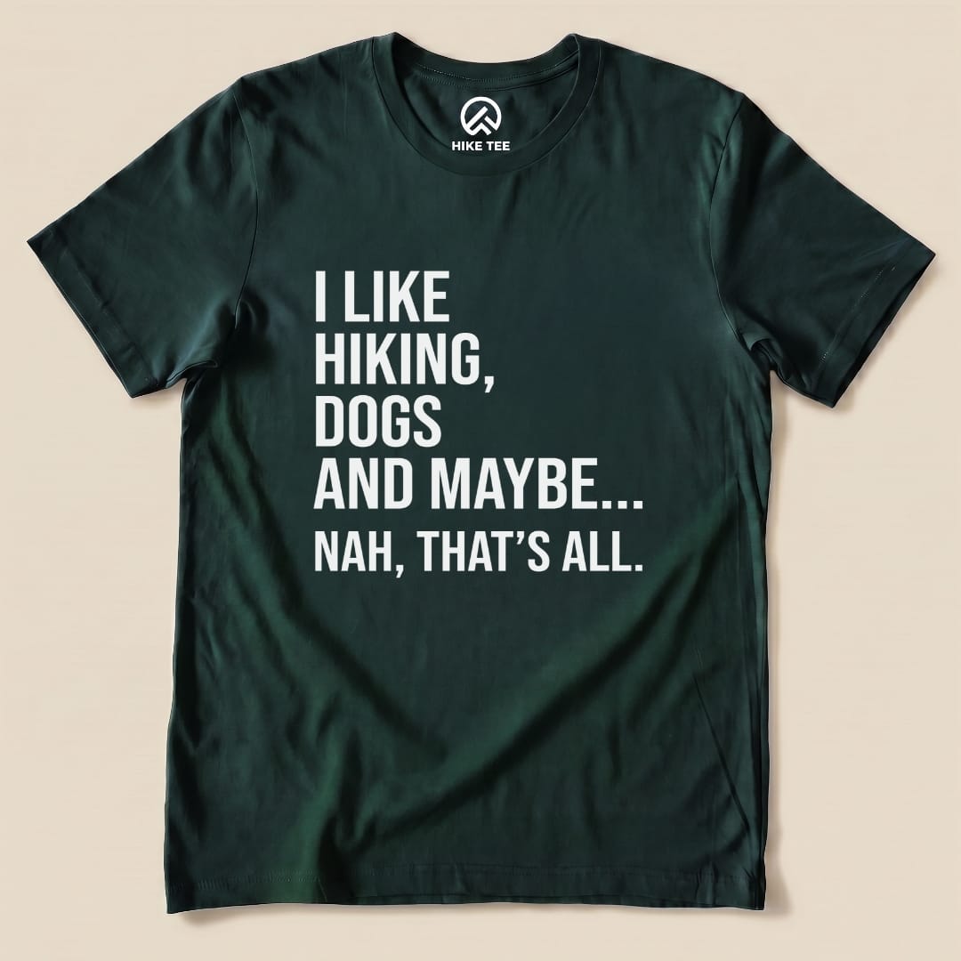 I Like Hiking Shirt Hike Tee T-Shirt Forest / S
