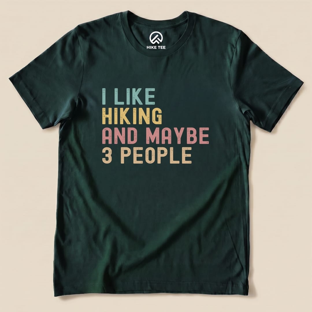 I Like Hiking Shirt Hike Tee T-Shirt Forest / S