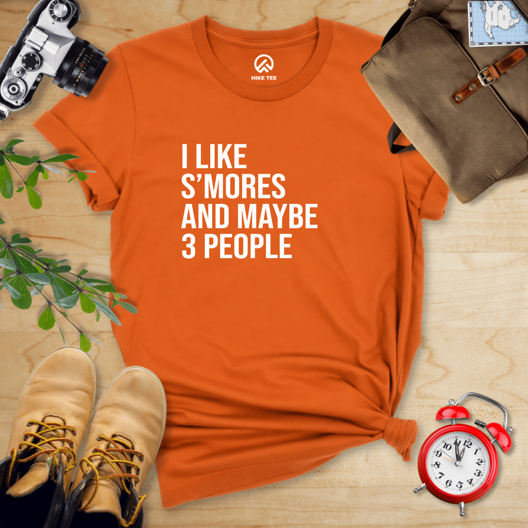 Hike Tee T-Shirt Autumn / S I Like S'mores Shirt
