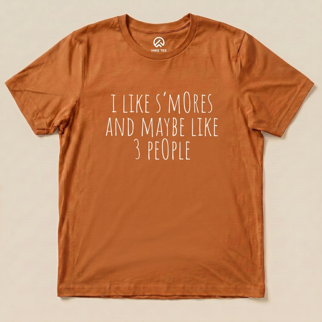 I like S'mores Shirt Hike Tee T-Shirt Autumn / S