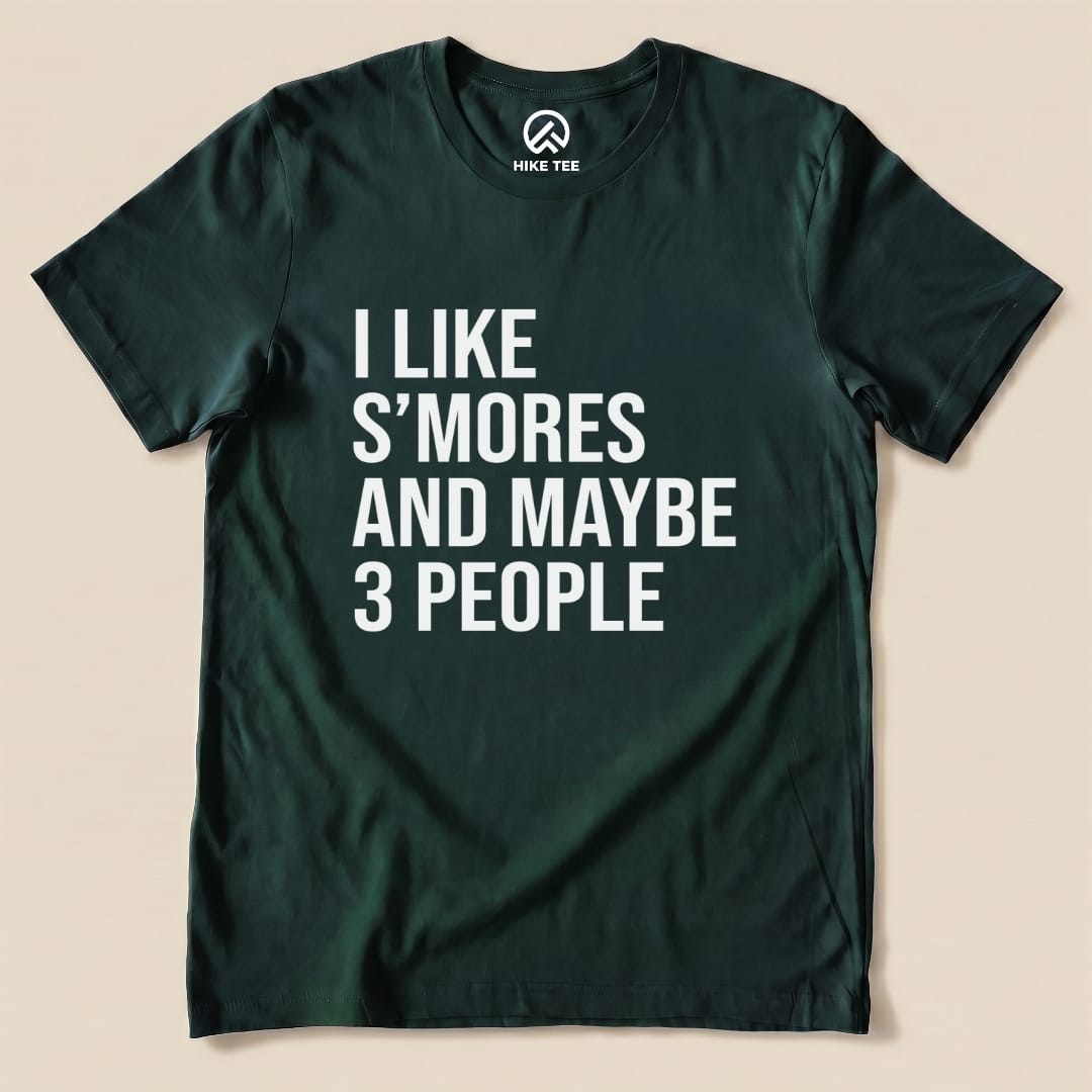 I Like S'mores Shirt Hike Tee T-Shirt Forest / S