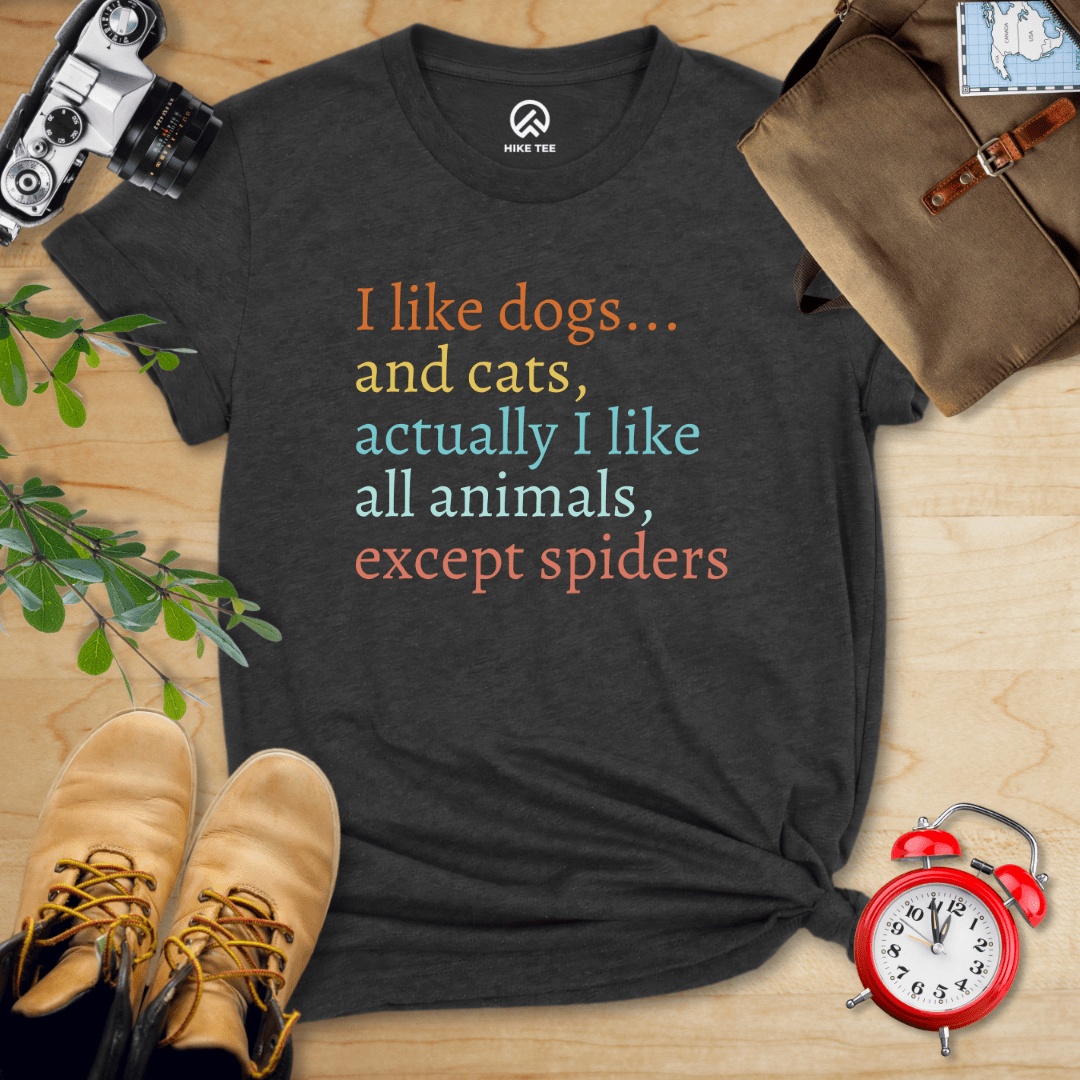 Hike Tee T-Shirt Dark Grey Heather / S I Like Shirt