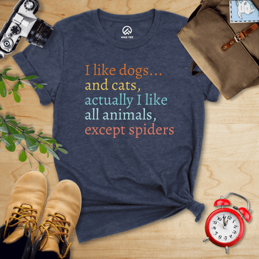 Hike Tee T-Shirt Heather Navy / S I Like Shirt