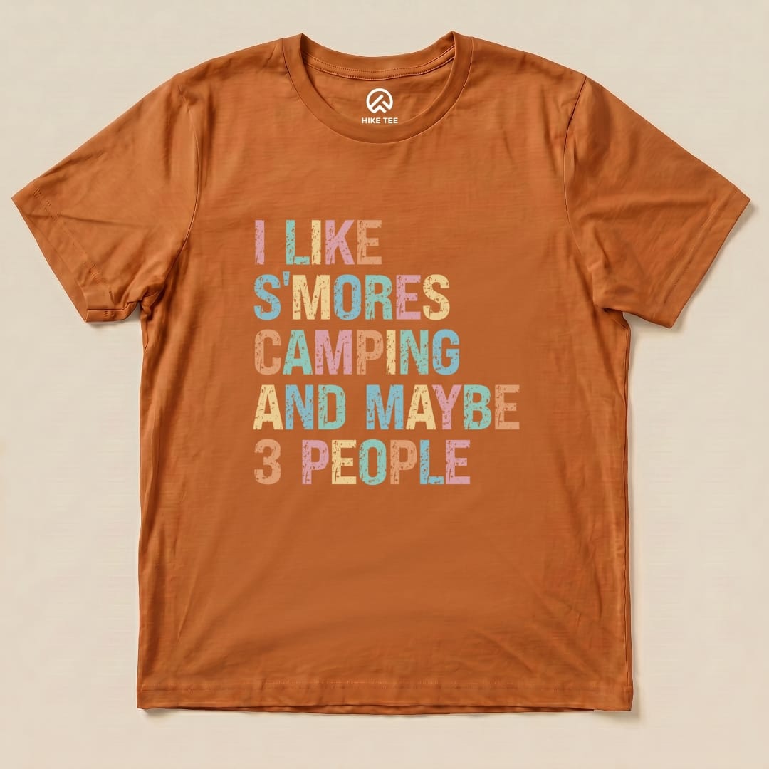 I like Smores Camping Shirt Hike Tee T-Shirt Autumn / S
