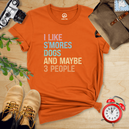Hike Tee T-Shirt Autumn / S I like Smores Dogs Shirt