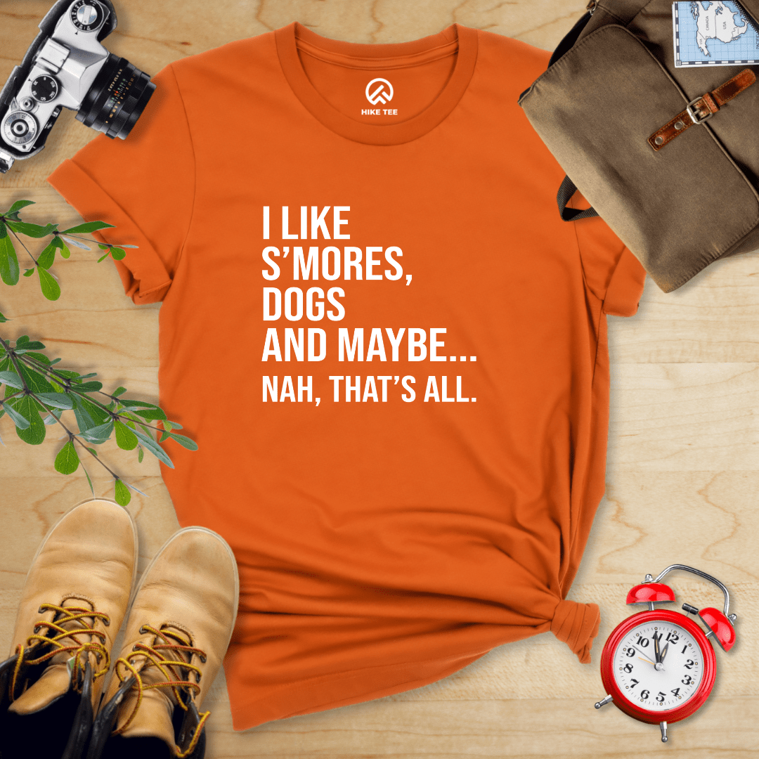 Hike Tee T-Shirt Autumn / S I Like Smores Shirt