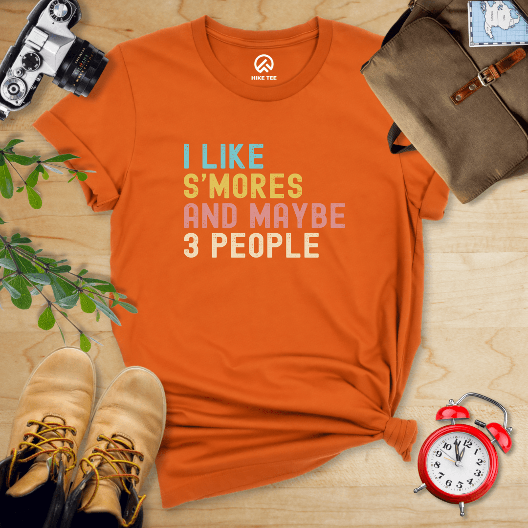 Hike Tee T-Shirt Autumn / S I like Smores Shirt