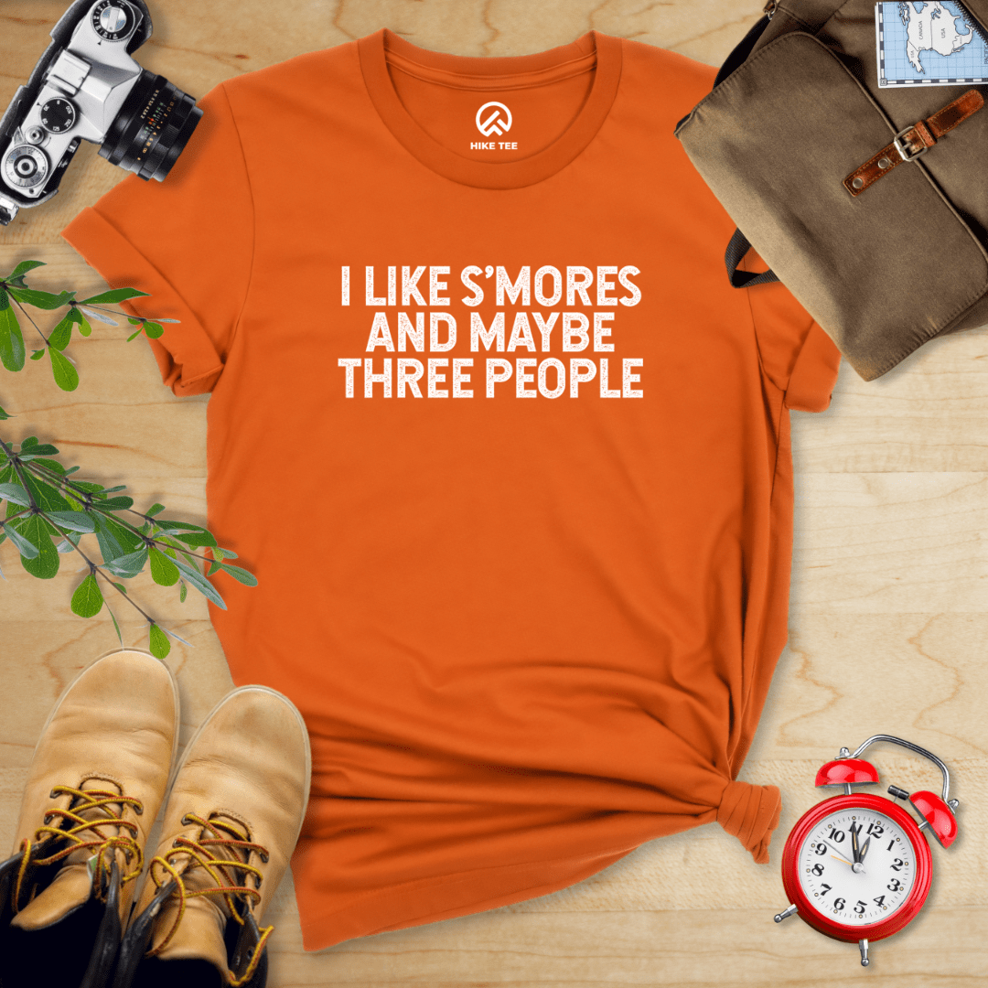 Hike Tee T-Shirt Autumn / S I Like Smores Shirt