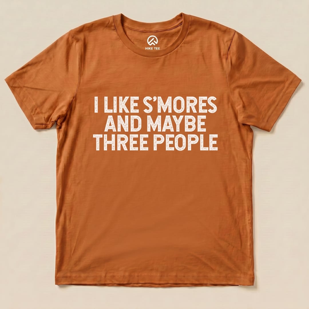I Like Smores Shirt Hike Tee T-Shirt Autumn / S