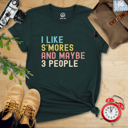 Hike Tee T-Shirt Forest / S I like Smores Shirt