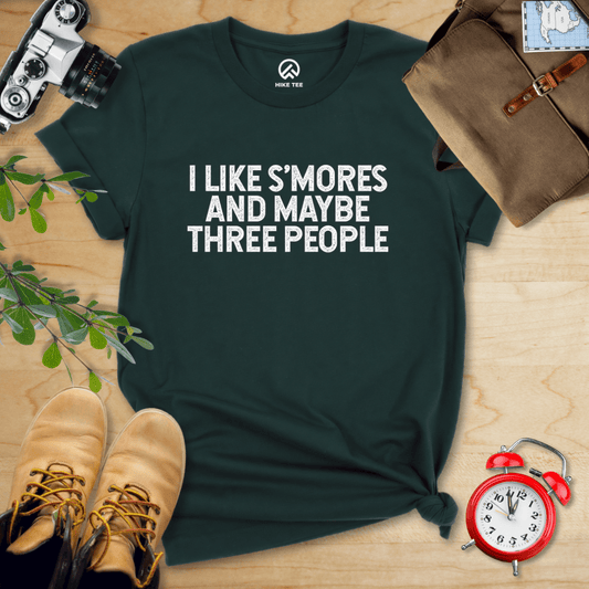 Hike Tee T-Shirt Forest / S I Like Smores Shirt