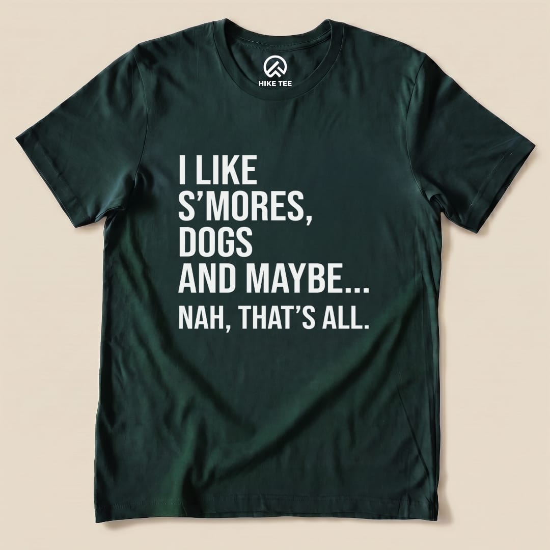 I Like Smores Shirt Hike Tee T-Shirt Forest / S
