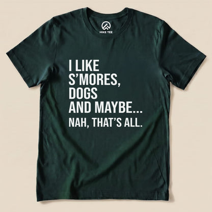 I Like Smores Shirt Hike Tee T-Shirt Forest / S